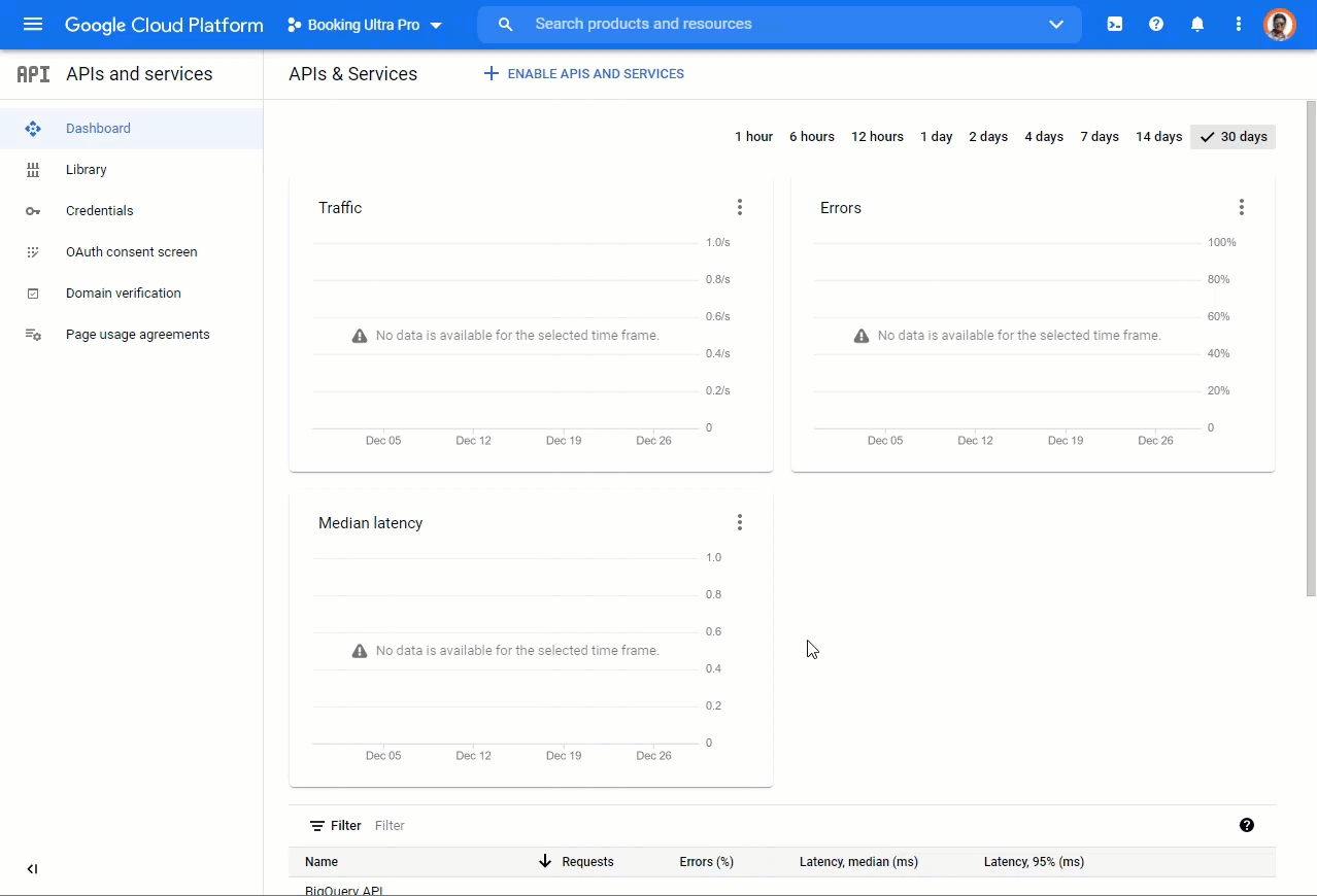 Google Calendar Integration - Enable Google Calendar API